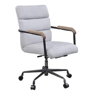 Halcyon Vintage White Fabric Office Chairs