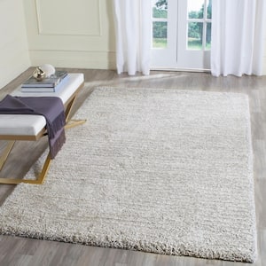Ultimate Shag Silver 5 ft. x 8 ft. Solid Area Rug