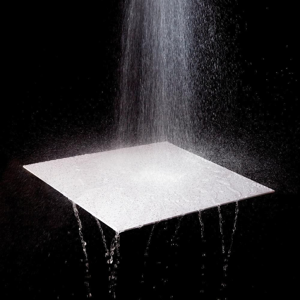Waterproof Designer Series 23.75'' L x 23.75'' W Smooth Vinyl Drop-In Ceiling Tile In White