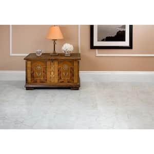 Sterling Classic White Stone 12 in. x 12 in. Peel and Stick Vinyl Tile (20 sq. ft. / case)