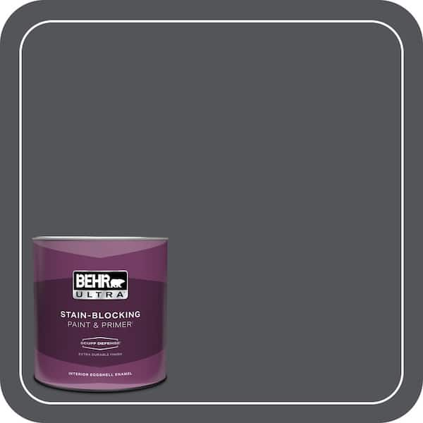 BEHR ULTRA 1 qt. #N510-6 Orion Gray Extra Durable Eggshell Enamel Interior Paint & Primer