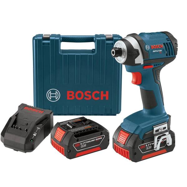 Bosch 18-Volt Lithium Ion 1/4 in. Impact Driver Kit