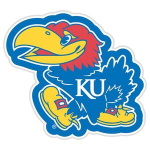 23 in. x 23 in. University of Kansas Blue College Mascot Plug-In LED Lighted Sign