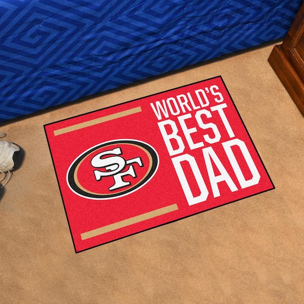 FANMATS NFL San Francisco 49ers Photorealistic 20.5 in. x 32.5 in Football  Mat 5835 - The Home Depot