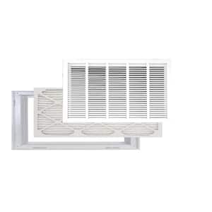 25 in. x 14 in. High Return Air Filter Grille with MERV 11 Filter Pre-Installed