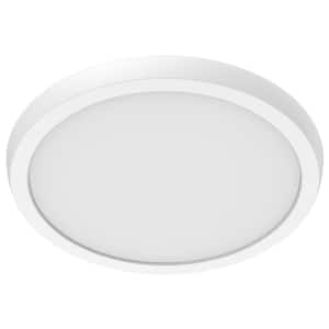 Blink Performer 9 in. White Selectable CCT Color Changing LED Round Ceiling Flush Mount Light Fixture