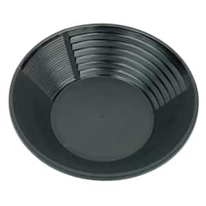5 oz. 10 in. Black Plastic Gold Pan