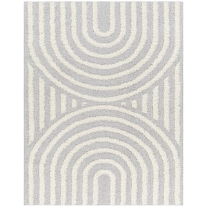 Sigrun Light Gray Modern 5 ft. x 7 ft. Indoor Area Rug