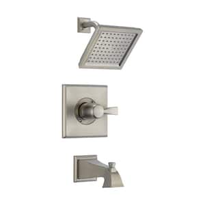 Dryden 1-Handle Tub and Shower Faucet Trim Kit in Stainless (Valve Not Included)
