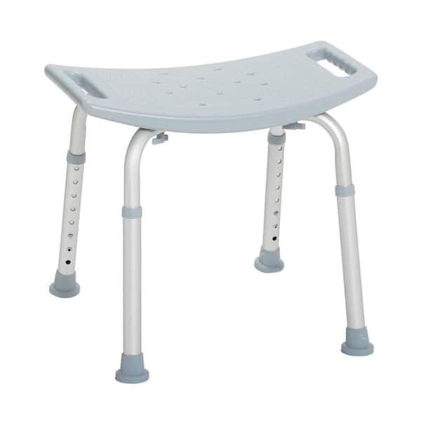 Drive Medical Grey Bathroom Safety Shower Tub Bench Chair Rtl12203kdr