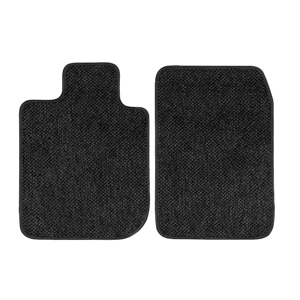 GGBAILEY Toyota Highlander Charcoal All-Weather Textile Carpet Car Mats, Custom Fit for 2014-2019 - Driver and Passenger