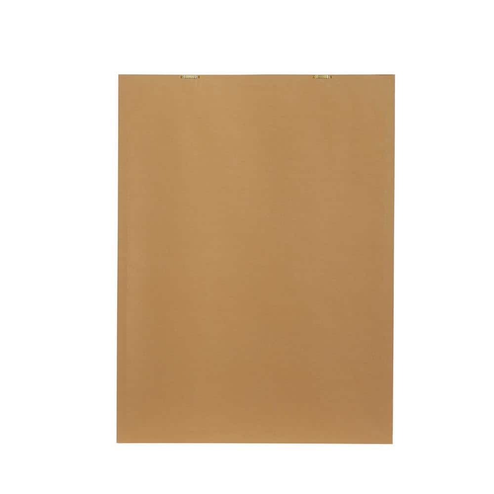 Large Gold and White Botanical Canvas Framed Wall Art