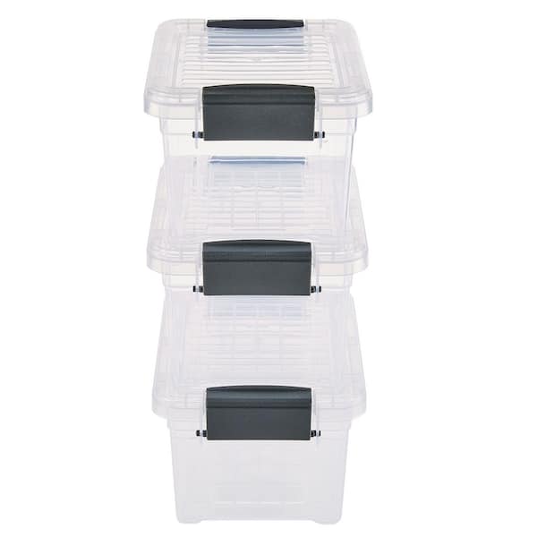3 Piece 1L Clear Storage Container Set