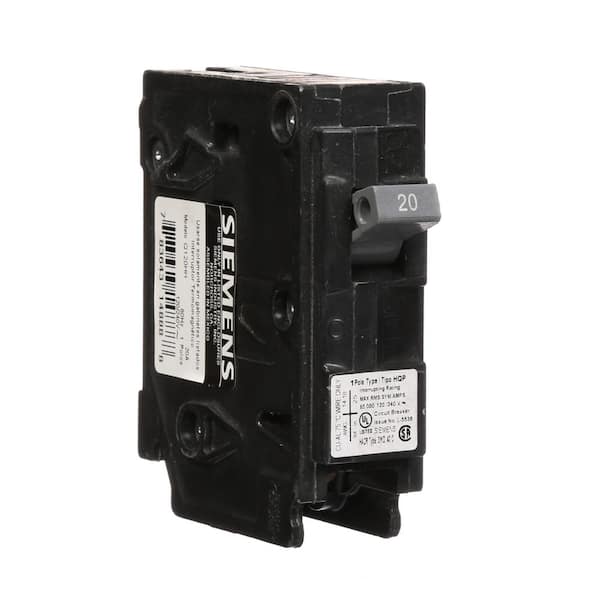 Siemens 20 Amp 1-Pole 65 kA Type HQP Circuit Breaker