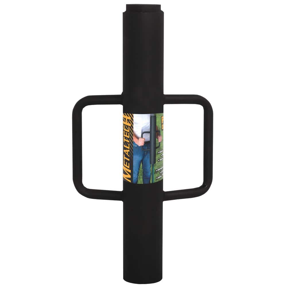 MetalTech 24.75 in. x 12.6 in. x 3.75 in. Steel Fence Post Driver C-MART -  The Home Depot