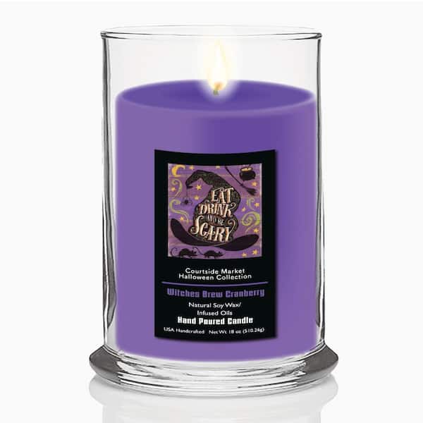 Fright Night II 18 oz Status Candle Glass