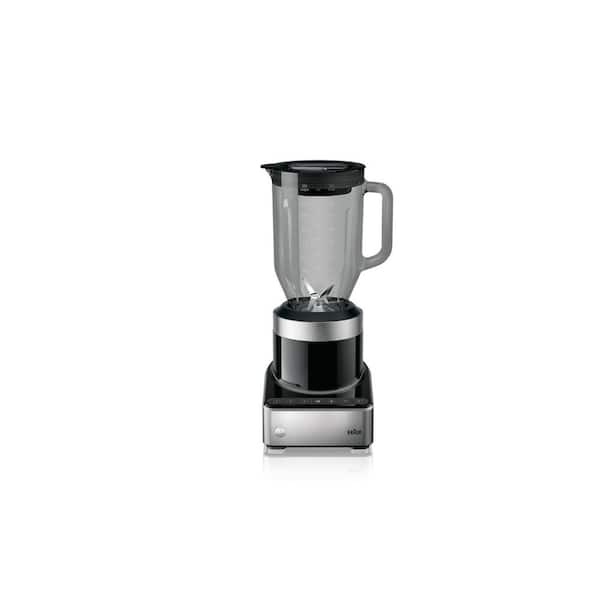 Braun PureMix 56 oz. 3-Speed Black and Stainless Steel Countertop Blender with Thermal Resistant Glass Jug