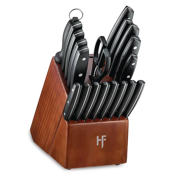 Hampton Forge™ Rochester - 15 Piece Knife Block Set, Full Tang, Triple  Rivets 
