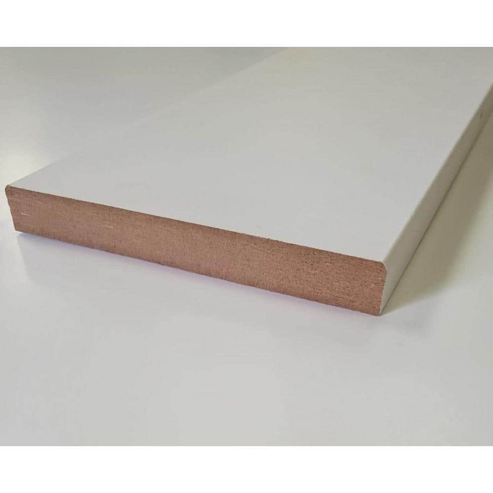 1 in. x 6 in. x 8 ft. Primed MDF Board 83387 - The Home Depot