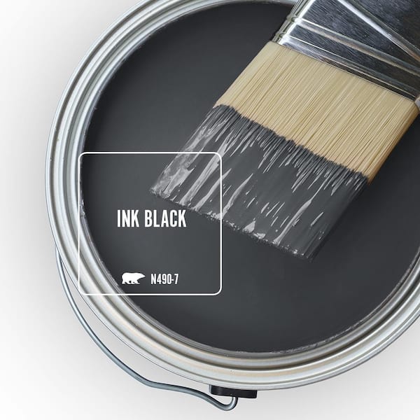 1 gal. Black One-Coat Hide Matte Interior Paint & Primer