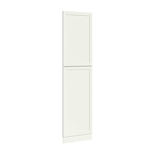 Thornton 23.25 in. W x 93 in. H Pantry End Panel in Dove White