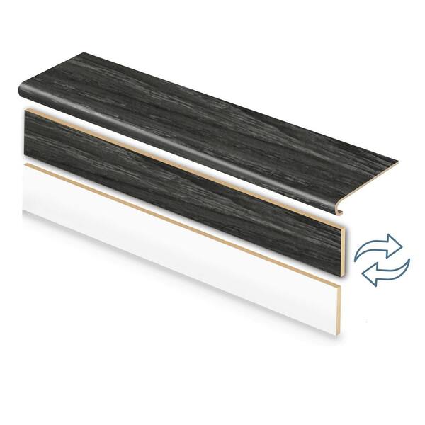 Vinyl Stair Nosing Edging Edge Protector Step Trim Non-Slip and Waterproof Outdoor Indoor Self Adhesive Rubber Strips 10ft at MechanicSurplus.com