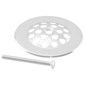 2 in. Gerber Style Bee-Hive Tub Strainer with Screw in Powder Coat White