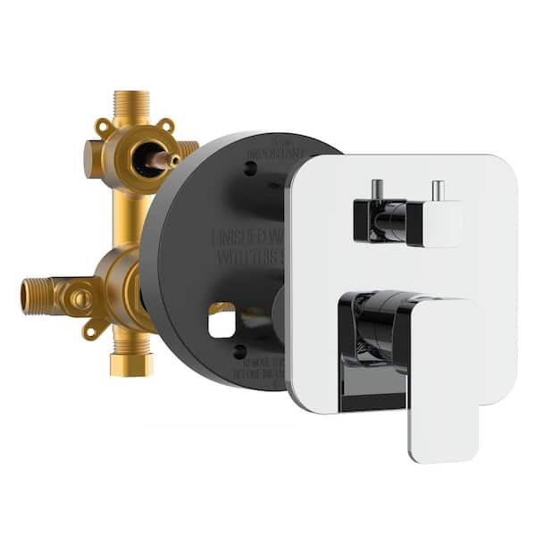 PULSE Gloss Chrome Bathtub Spout with Diverter PULSE Gloss Chrome Bathtub Spout with Diverter
