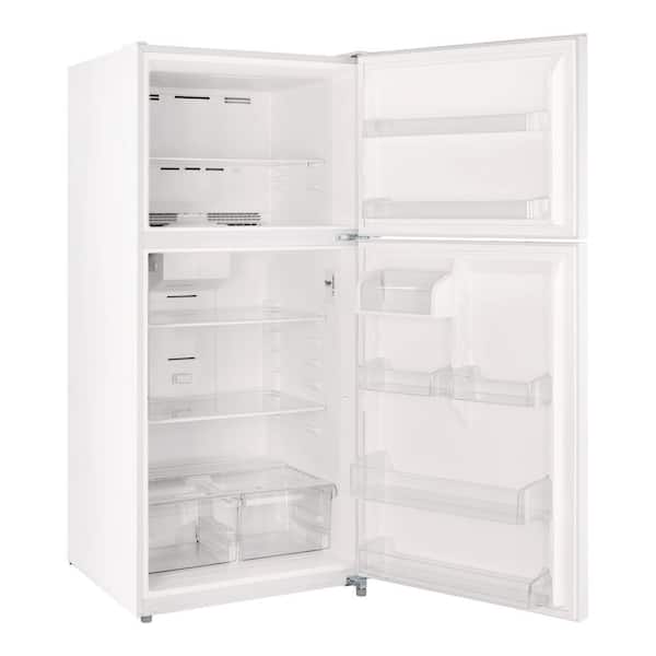 Vissani 18.1 cu. ft. Top Freezer Refrigerator in White, Garage