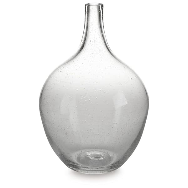 Signature DESIGN BY ASHLEY Kurthorne 11 in. Clear Glass Bud Decorative Vase