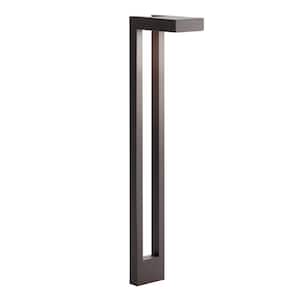 Low Voltage Textured Architectural Bronze Hardwired Weather Resistant 2 Arm Path Light with No Bulbs Included