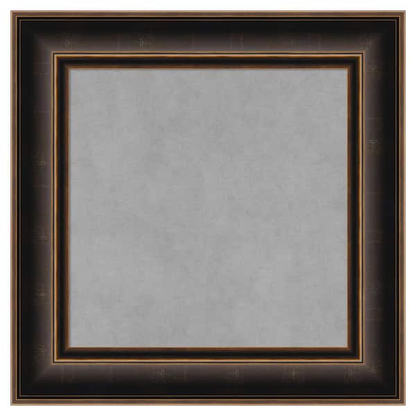 Amanti Art Villa Oil Rubbed Bronze 22 in. x 22 in. Framed Magnetic Board