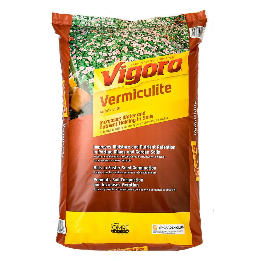 Vigoro 8 Qt Organic Vermiculite Soil Amendment 100536863 The Home Depot