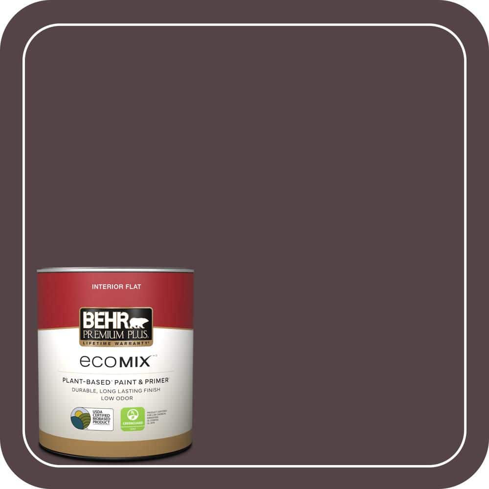1 qt. Home Decorators #HDC-FL14-9 Black Raspberry Flat EcoMix Plant-Based Interior Paint & Primer price history on PriceWatchPro