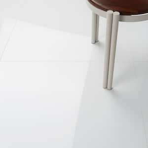 Lucid Nanoglass White 32 in. x 32 in. Polished Porcelain Floor and Wall Tile (20.65 sq. ft./Case)