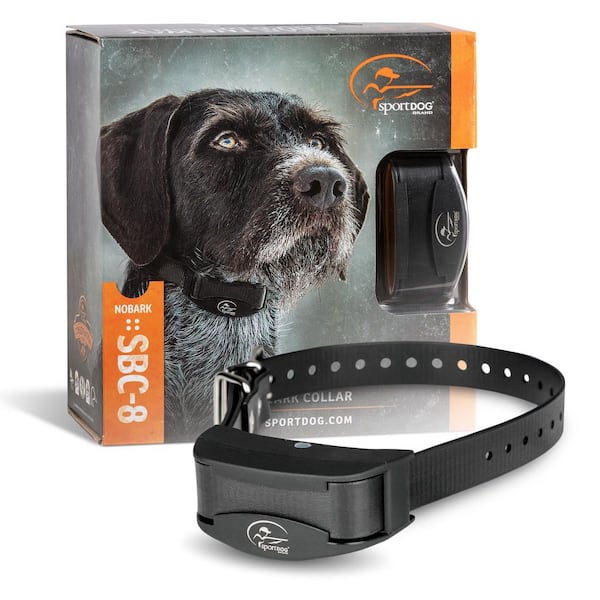 NoBark SBC-8 Bark Control Collar-Static Collar with Progressive Correction-Waterproof-Dogs 8 lbs. and Up