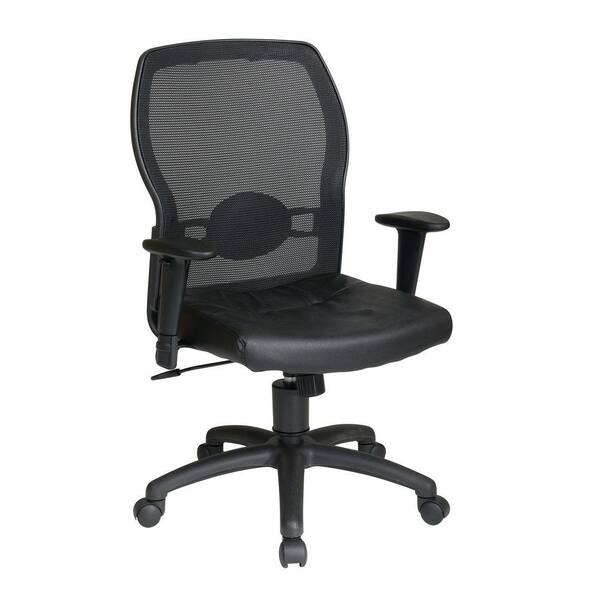 Office Star Products Black Office Chair 599402 - The Home Depot