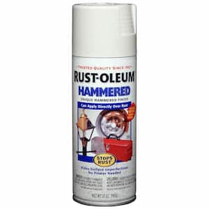 12 oz. Hammered White Protective Spray Paint (6-Pack)