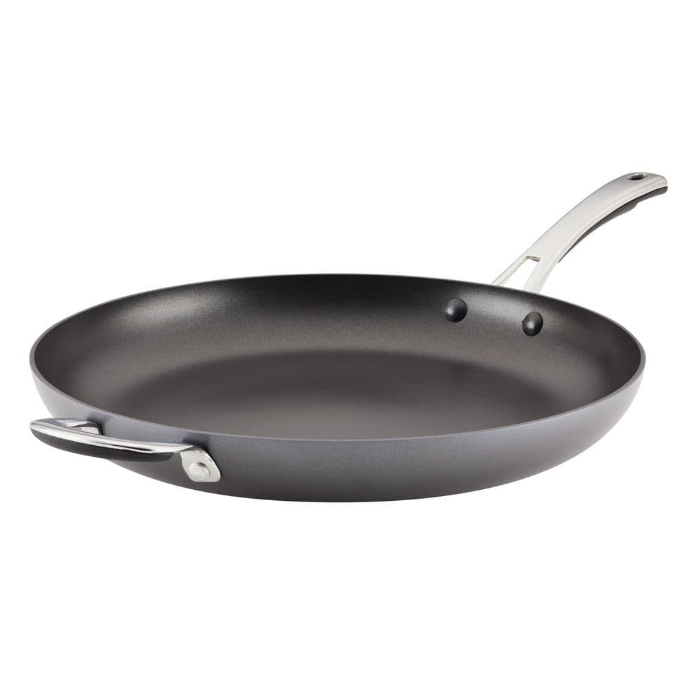 Rachael Ray Cook + Create 10 in. Gray Aluminum Nonstick Frying Pan 14743 -  The Home Depot
