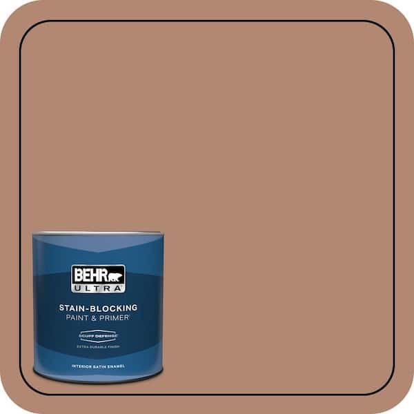 BEHR ULTRA 1 qt. #S200-5 Minestrone Extra Durable Satin Enamel Interior Paint & Primer