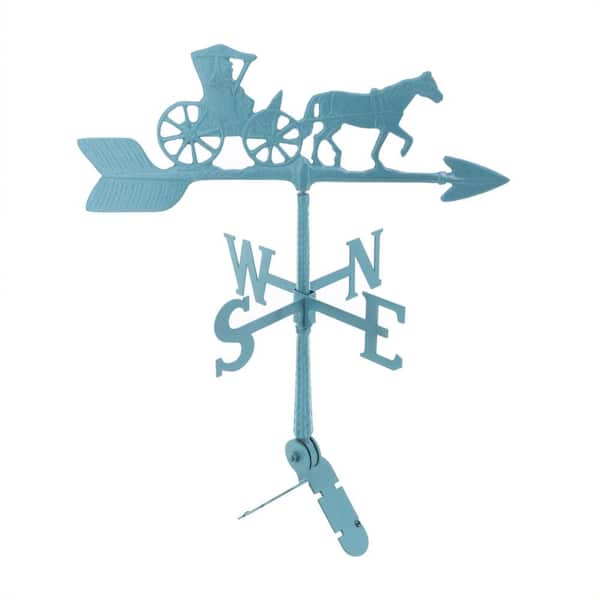 Montague Metal Products 24 in. Aluminum Country Doctor Weathervane - Verdigris