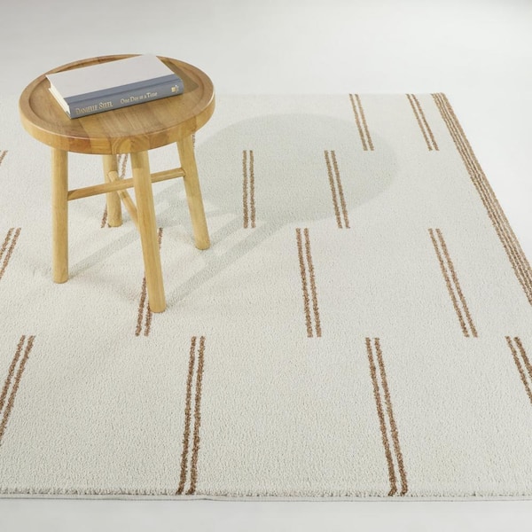 Ferrara Rust 8 ft. x 10 ft. Stripe Area Rug