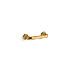 Occasion 3 in. (76 mm) Center-to-Center Cabinet Pull in Vibrant Brushed Moderne Brass
