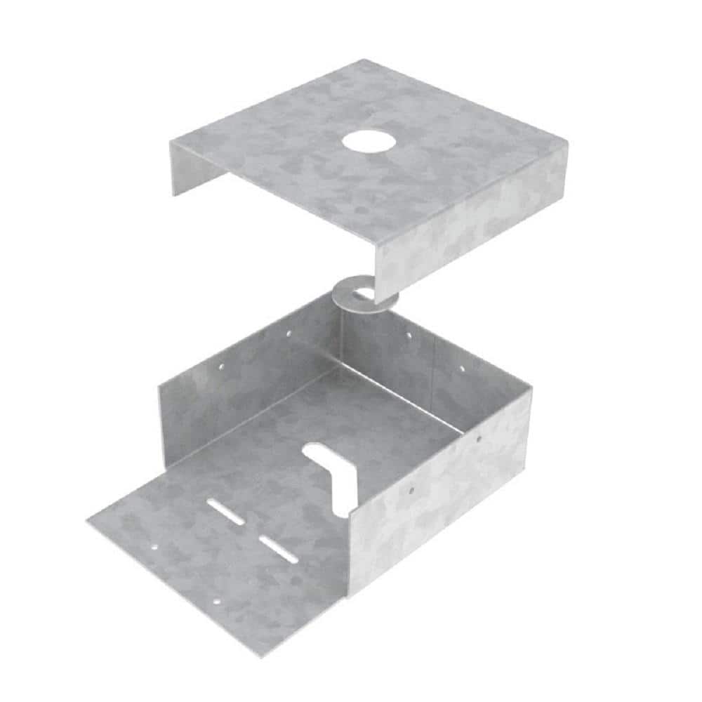 MiTek 6 in. x 6 in. G185 4Sided Post Anchor Base PA66TZ The Home Depot