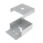 MiTek 6 in. x 6 in. G185 4-Sided Post Anchor Base PA66-TZ