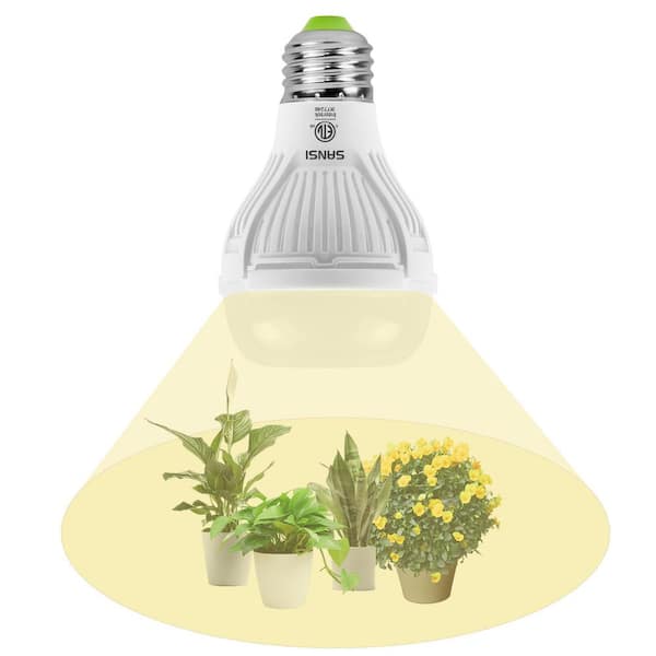 SANSI 10W LED Plant Grow Light Bulb Full Spectrum Grow Lamp (150 Watts  Equiv) x1
