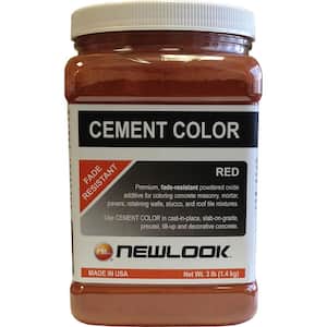 3 lb. Red Fade Resistant Cement Color