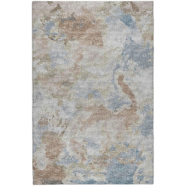 Dream Shag Premium Machine Washable Abstract ADS67 Moody 5 ft. x 7 ft. 6 in. Area Rug