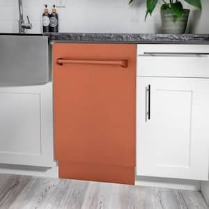 Tallac Series 18 in. Top Control 8-Cycle Tall Tub Dishwasher with 3rd Rack in Copper