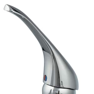 Reliant Single Handle Standard Kitchen Faucet and Side Sprayer in Polished Chrome